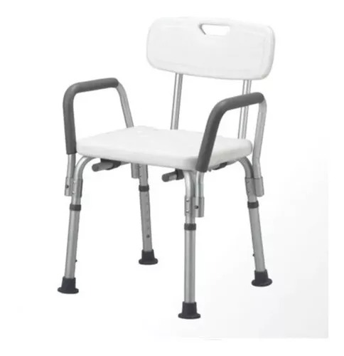 [QM-D03] Silla Ducha Con Respaldo y Apoyabrazos